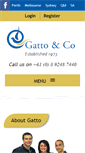Mobile Screenshot of gatto.com.au